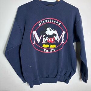 Vintage Disney Navy Blue Mickey Mouse Sweater